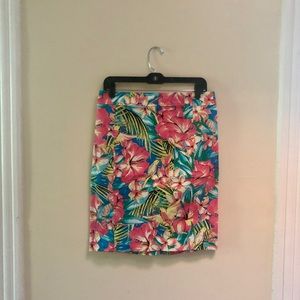 🌺 Tropical Print Pencil Skirt 🌺